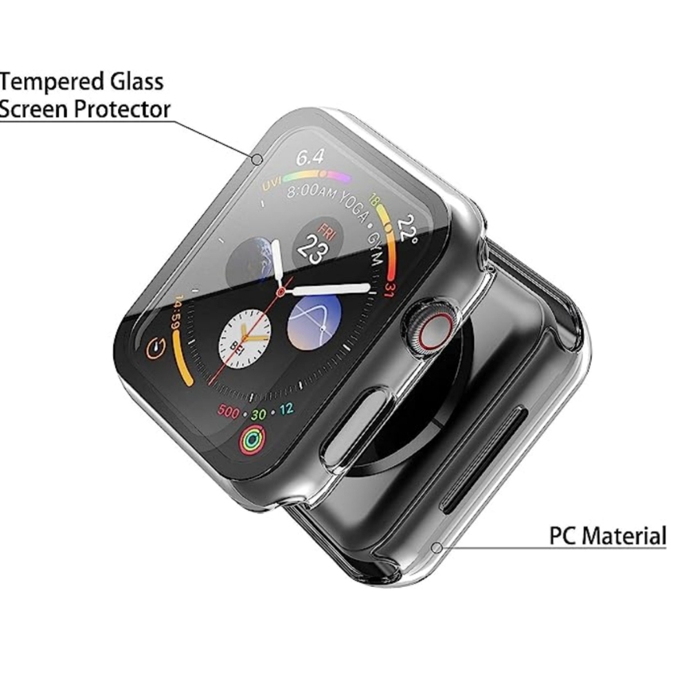 2 pack transparent case for apple watch series 6/SE/5/4 44mm Z4 (355)